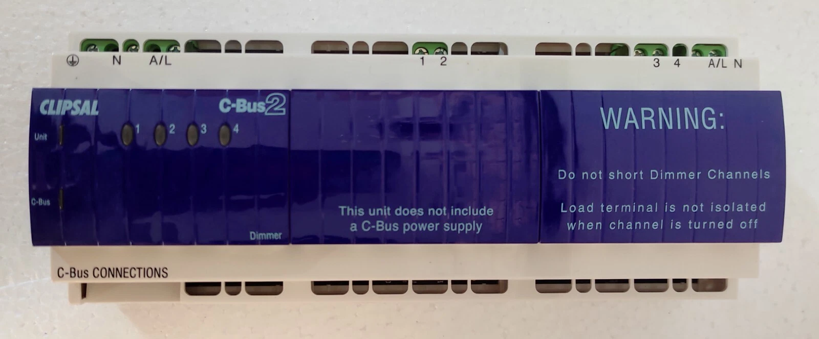 CLIPSAL L5504D2A 4 Channel Dimmer Module Power Supply Not Included *New*